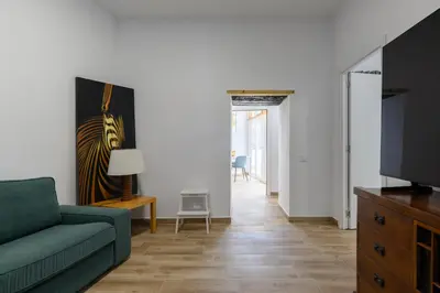 Zona de estar de Peaceful Foreman House by Bandama & Nature