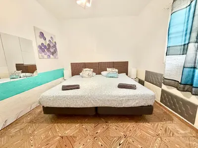 Cama o camas de una habitación en Rooms La Laja 1
