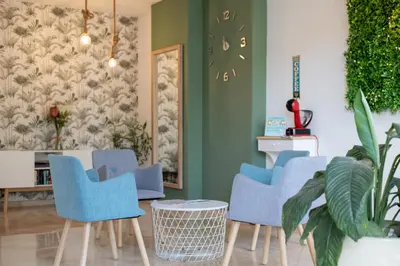 Zona de estar de Apartamentos las Góndolas