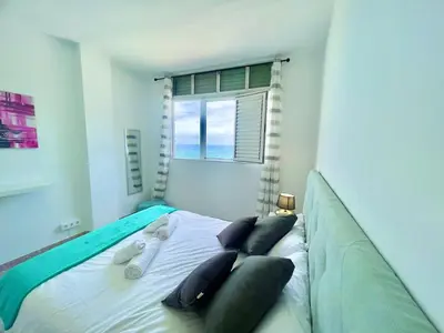 Cama o camas de una habitación en Black Rock Suit