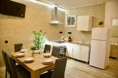 Una cocina o zona de cocina en Modern Flat 6 pax Las Canteras