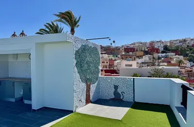 Un balcón o terraza de Fuerteventura