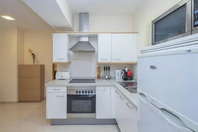 Una cocina o zona de cocina en 2BR Deluxe Shine Flat - 1min Las Canteras