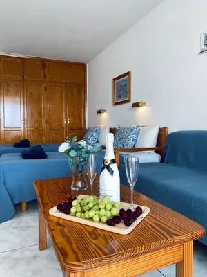 Zona de estar de Beach San Agustin 307 SEA VIEW CHG FAMILY HOTEL