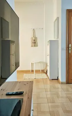 Una cocina o zona de cocina en Alojamiento La Alameda