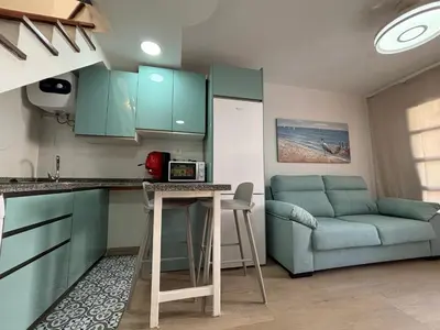 Una cocina o zona de cocina en Canarian Agua Marina By lucaproperties