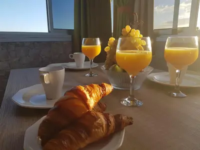 Opciones de desayuno disponibles en Seaside accommodation in Playa del Aguila