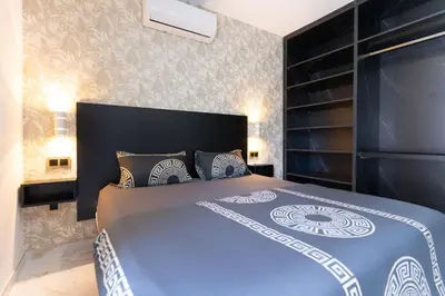Cama o camas de una habitación en HH Riz Resort - Adults Only