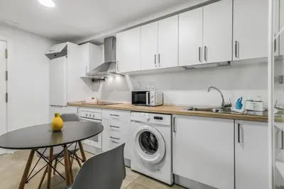 Una cocina o zona de cocina en Living Central Stay Bejeque