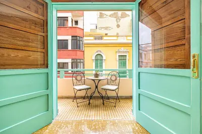 Un balcón o terraza de Lunin Apartments