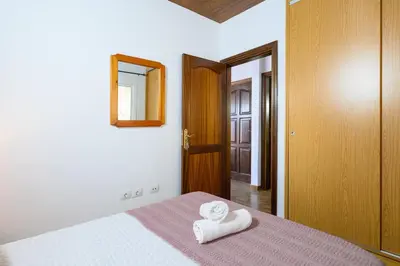 Cama o camas de una habitación en Coquete Apartment,Near Airport,Balcony,Cozy