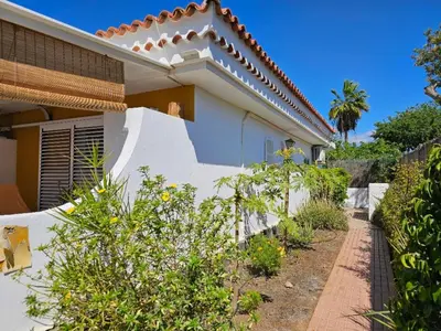 Jardín al aire libre en Nectarinas C1 by VillaGranCanaria