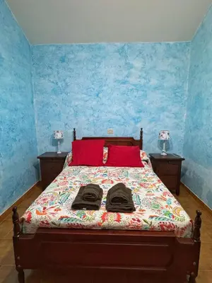 Cama o camas de una habitación en Casa Vista Valle