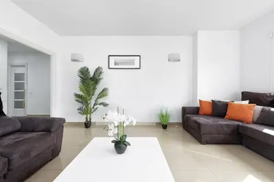 Zona de estar de Apartment Las Palmas city center,near to the beach