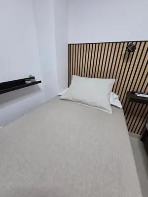 Cama o camas de una habitación en Estrella y mar