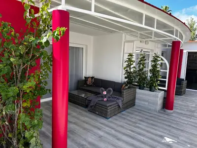 Un balcón o terraza de Paradise Resort - FKK Swinger & Nudist Couples Only