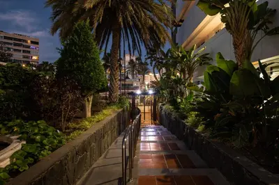 Jardín al aire libre en TC Apartamentos Dorotea