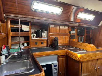Una cocina o zona de cocina en Yate Rock & Roll