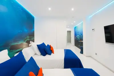 Cama o camas de una habitación en Wavia Hotel - Adults only