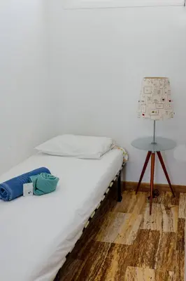 Cama o camas de una habitación en Estancia - Bungalow en Puerto Rico