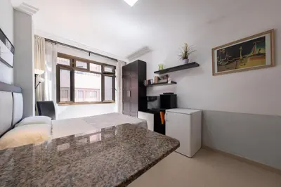 Cama o camas de una habitación en Estudio del Mar