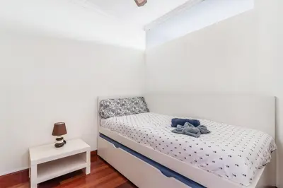 Cama o camas de una habitación en Home2Book Bright Panoramic Apartment