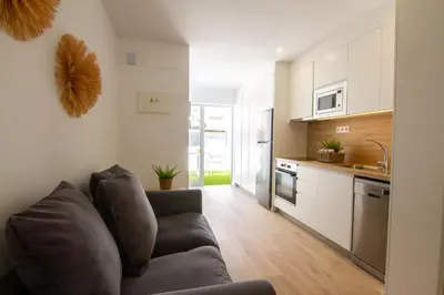 Una cocina o zona de cocina en Estudio con terraza en Arguineguín LA SAL 3