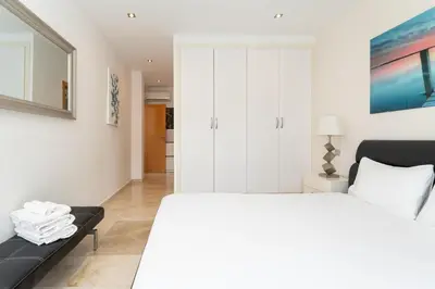 Cama o camas de una habitación en Villa Katarina Ocean Wiew Heated Pool Wi-fi