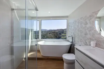 Un baño de Villa Finca Rural Santa Cristina with Views