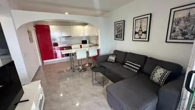 Una cocina o zona de cocina en Vista Dorada