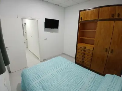 Cama o camas de una habitación en Ground floor apartment