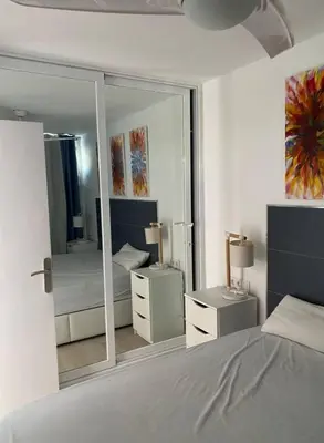 Cama o camas de una habitación en 7 building Aloe - Lovely Apartment, Wifi gratis Central near dunes G