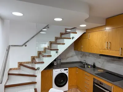 Una cocina o zona de cocina en Dunaflor Verde Bungalows
