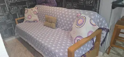 Cama o camas de una habitación en Apt Plaza 1 San Fernando