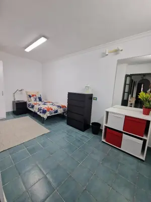 Cama o camas de una habitación en Villa Palmera Dorada