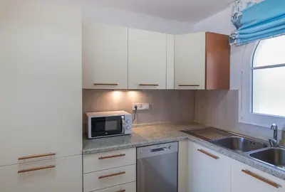 Una cocina o zona de cocina en Ocean Pearl Loma Verde