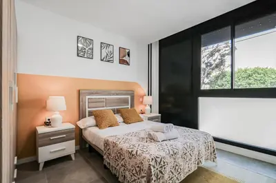 Cama o camas de una habitación en City Hub Stay