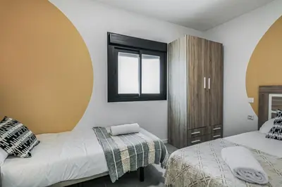 Cama o camas de una habitación en City Hub Stay