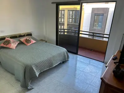Cama o camas de una habitación en Apartamento Las Canteras