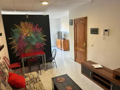 Zona de estar de Apartamento Las Canteras