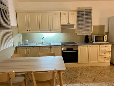 Una cocina o zona de cocina en Villa Flamingo 1