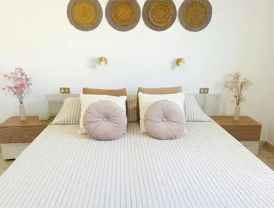Cama o camas de una habitación en Villa Flamingo 1