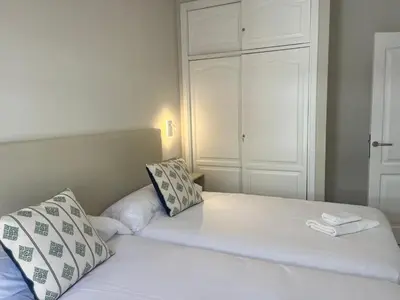 Cama o camas de una habitación en Hola La Fuente
