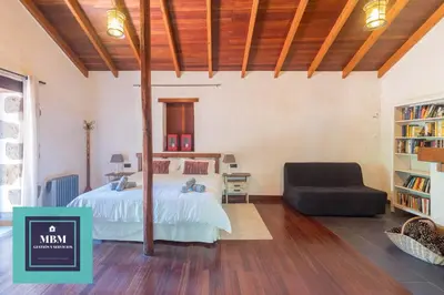 Zona de estar de Casa Brumas de Arbejales
