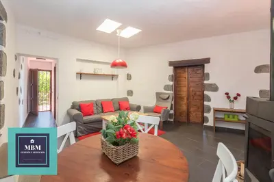 Zona de estar de Casa Brumas de Arbejales
