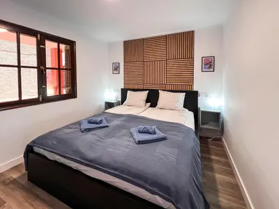 Cama o camas de una habitación en Cura Feliz