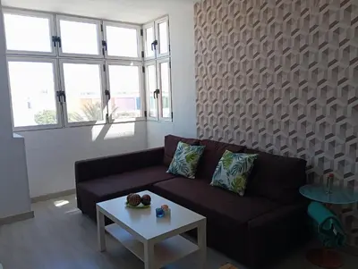 Zona de estar de La Casita de Cheny