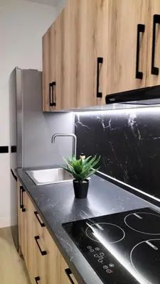Una cocina o zona de cocina en Las Canteras Beach Balcony