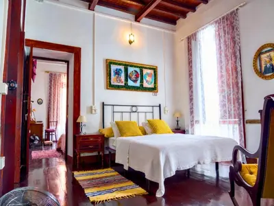 Cama o camas de una habitación en Apartament VERA 2 plus 2 gratis w Casa Verde de Guia