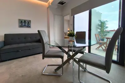 Zona de estar de Fontanales Beach Flat